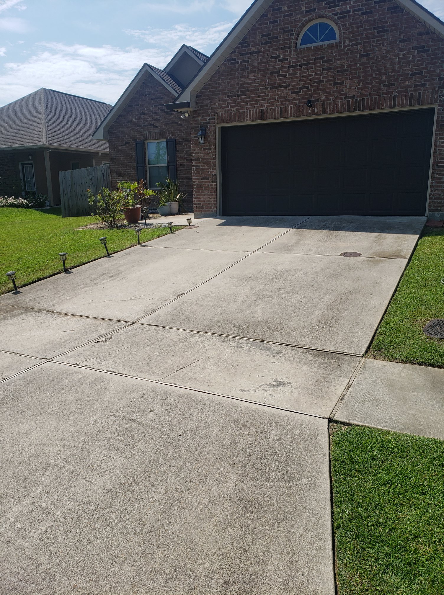 Driveway Cleaning before