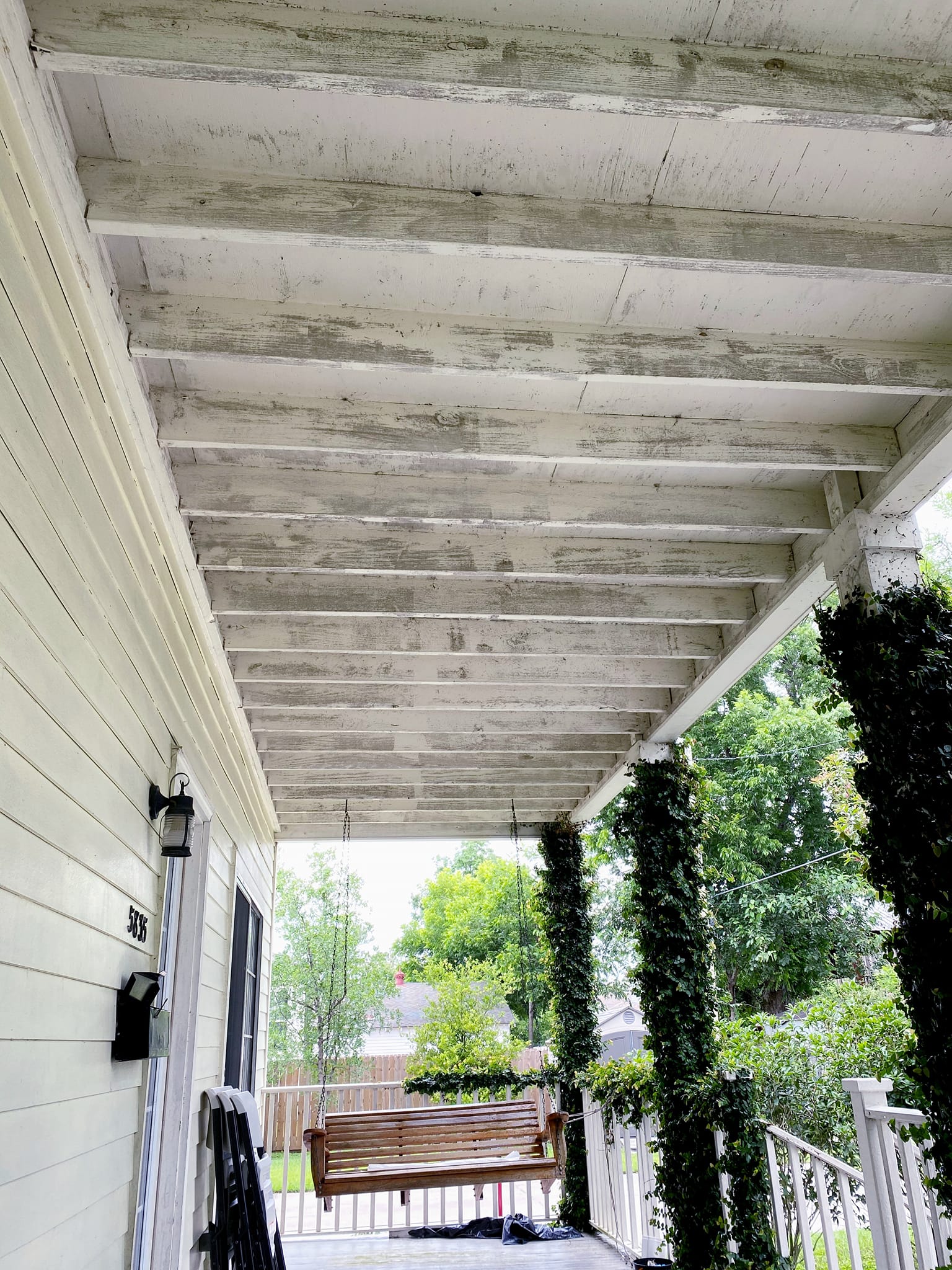 Porch & Patio Cleaning before
