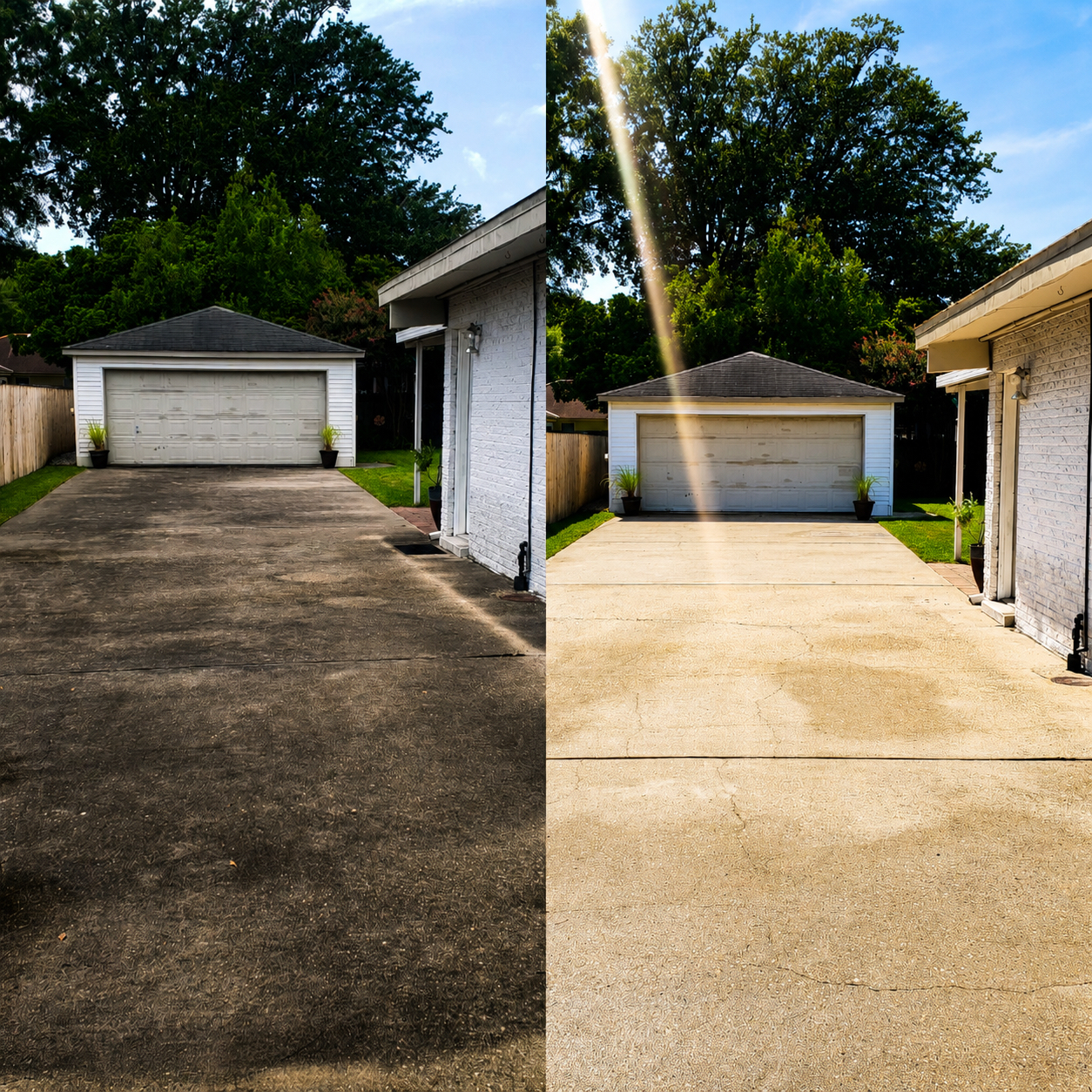 Driveway cleaning in Metairie